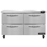 Continental Refrigerator SWF48N-D 48" Undercounter Freezer with Four Drawers