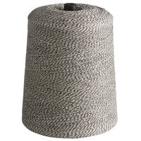 Baker's Mark Black and White Variegated Polyester Cotton Blend Baker's Twine 2 lb. Cone