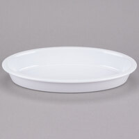 GET ML-182-W 1.5 Qt. 12 1/2" x 7" White Melamine Oval Casserole Dish for GET ML-191 Adapter Plate - 6/Case