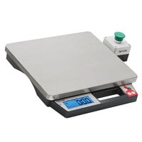 Taylor TE10PZR 10 lb. Digital Precision Pizza Scale with External Tare Switch and Built-In Handle