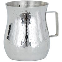 American Metalcraft CHS2 2 oz. Silver Hammered Stainless Steel Bell Creamer