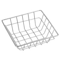 American Metalcraft SQGS6 6" Stainless Steel Square Wire Basket