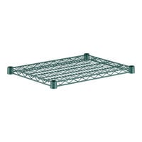 Regency 18" x 24" NSF Green Epoxy Wire Shelf
