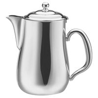Walco WLCX528LB Satin Soprano 5 oz. Stainless Steel Creamer with Lid