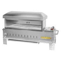 Crown Verity PZ-36-TT-NG Natural Gas 36" x 16" Table Top Outdoor Pizza Oven - 42,500 BTU