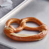J & J Snack Foods 10 oz. Individually Wrapped Brauhaus Bavarian Soft Pretzel - 12/Case