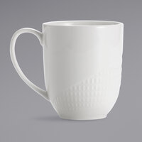 Libbey 968001572 Zipline 12 oz. Royal Rideau White Porcelain Mug - 36/Case