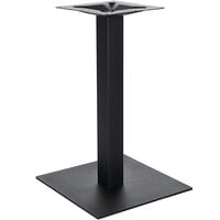 BFM Seating Uptown Sand Black Standard Height 18" Square Table Base