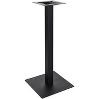 BFM Seating Uptown Sand Black Bar Height 20" Square Table Base