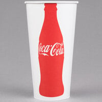 Solo RNP21C-K1038 Coke® 21 oz. Poly Paper Cold Cup - 1000/Case