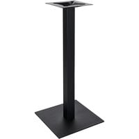 BFM Seating Uptown Sand Black Bar Height 18" Square Table Base