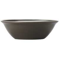 Libbey ENG-10-O Englewood 15 oz. Matte Olive Porcelain Cereal / Soup Bowl - 36/Case