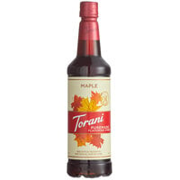 Torani Puremade Maple Flavoring Syrup 750 mL Plastic Bottle