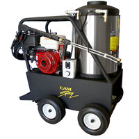 Cam Spray 3040QH Portable Gas Hot Water Pressure Washer with 50' Hose - 3000 PSI; 4.0 GPM