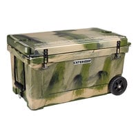 CaterGator CG65CAMOW Camouflage 65 Qt. Mobile Rotomolded Extreme Outdoor Cooler / Ice Chest