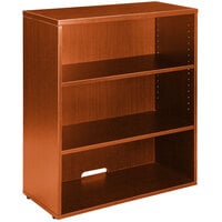 Boss N153-C Cherry Laminate 3-Shelf Hutch / Bookcase - 31" x 14" x 36"