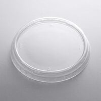 Fabri-Kal Alur Clear PET Plastic Round Deli Container Outer-Fit Lid - 50/Pack