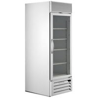 Beverage-Air MMF23HC-1-W-IQ MarketMax 27" White Glass Door Merchandiser Freezer with Electronic Lock