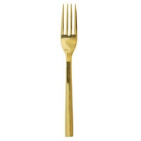 Oneida Chef's Table Gold by 1880 Hospitality B408FSLF 7 1/8" 18/0 Stainless Steel Heavy Weight Dessert / Salad Fork - 12/Case