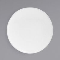 Front of the House DAP059WHP22 Spiral 7 1/4" White Round Porcelain Plate - 6/Case