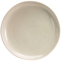 Front of the House DOS029MUP22 Kiln 11" Mushroom Round Porcelain Plate - 6/Case