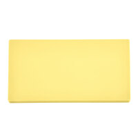 Vollrath 5200250 Color-Coded 20" x 15" x 1/2" Yellow Cutting Board