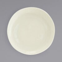Front of the House DDP061BEP22 Kiln 10" Vanilla Bean Round Porcelain Plate - 6/Case