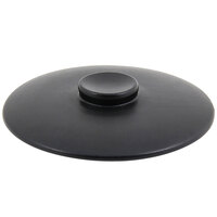 Front of the House DLI139BKC20 Kiln 8 1/2" Black Round Lid for 56 oz. / 74 oz. Ovenware Dish - 2/Case