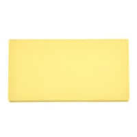 Vollrath 5200050 Color-Coded 18" x 12" x 1/2" Yellow Cutting Board