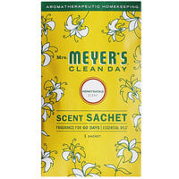 Mrs. Meyer's Clean Day 308117 Honeysuckle Deodorizing Scent Sachet - 18/Case