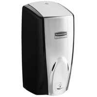 Rubbermaid FG750411 Autofoam 1100 mL Black / Chrome Automatic Hands-Free Soap Dispenser