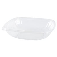 Fineline 15048L-CL Super Bowl Plus 48 oz. Clear Wide Square PET Plastic Bowl - 150/Case