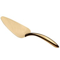 Bon Chef 9465G 10 1/4" Gold Stainless Steel Pastry Server with Hollow Cool Handle