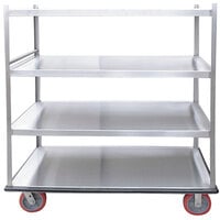 Winholt BNQT-3-SS Queen Mary Stainless Steel Banquet Service Cart with 3 Shelves