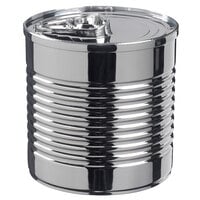 Solia PS34505 2 oz. Silver Plastic Tin Can with Lid - 200/Case