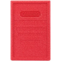 Cambro EPP180LID365 Cam GoBox® Full Size Top Loader Replacement Red Lid