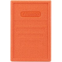 Cambro EPP180LID363 Cam GoBox® Full Size Top Loader Replacement Orange Lid