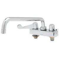 Equip by T&S 5F-4CWX06 Deck Mounted 6 1/8" Swivel Workboard Faucet with Wrist Action Handles and 4" Centers - ADA Compliant
