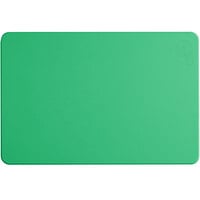 Tomlinson Chef's Edge 18" x 12" x 1/2" Green Polyethylene Cutting Board