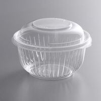 Dart C16BCD PresentaBowls 16 oz. Clear OPS Plastic Bowl with Dome Lid - 252/Case