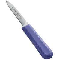 Dexter-Russell 15303P Sani-Safe 3 1/4" Purple Allergen-Free Cook's Style Paring Knife