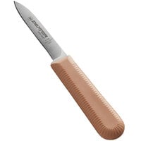 Dexter-Russell 15303T Sani-Safe 3 1/4" Tan Cook's Style Paring Knife