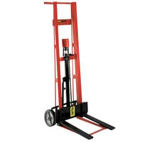Wesco Industrial Products 750 lb. 2 Wheel Steel Hydraulic Pedalift with 3" x 18" Forks and 54" Lift Height 260007