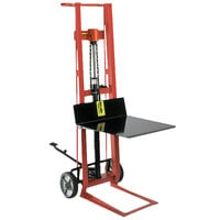 Wesco Industrial Products 750 lb. 2 Wheel Steel Hydraulic Pedalift with 30" x 22" Platform and 54" Lift Height 260003