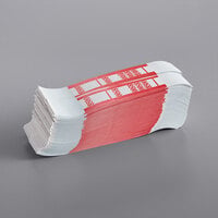 Red Self-Adhesive Currency Strap - $500 - 1000/Case