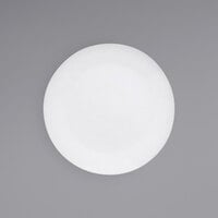 Front of the House DAP074WHP23 Canvas 5" White Round Porcelain Flat Plate - 12/Case