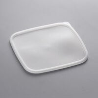 Carlisle 6 and 8 Qt. Translucent Square Polyethylene Food Storage Container Lid