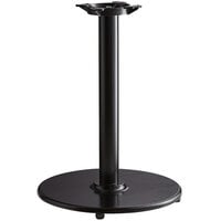 Lancaster Table & Seating Cast Iron 22" Standard Height Table Base with Self-Leveling Feet and 10" Spider