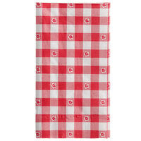 Choice 15" x 17" Red Gingham 2-Ply Dinner Napkin - 125/Pack