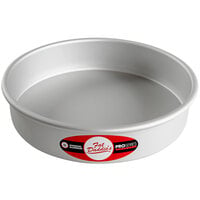 Fat Daddio's PRD-92 ProSeries 9" x 2" Round Anodized Aluminum Straight Sided Cake / Deep Dish Pizza Pan